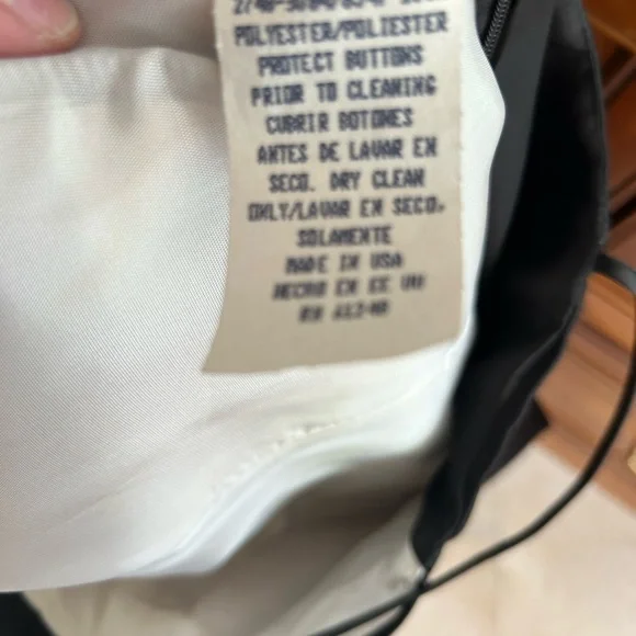 Cachet Vintage Tuxedo Contrast Princess Gown Split Front Evening Gown 16 - Picture 16 of 16